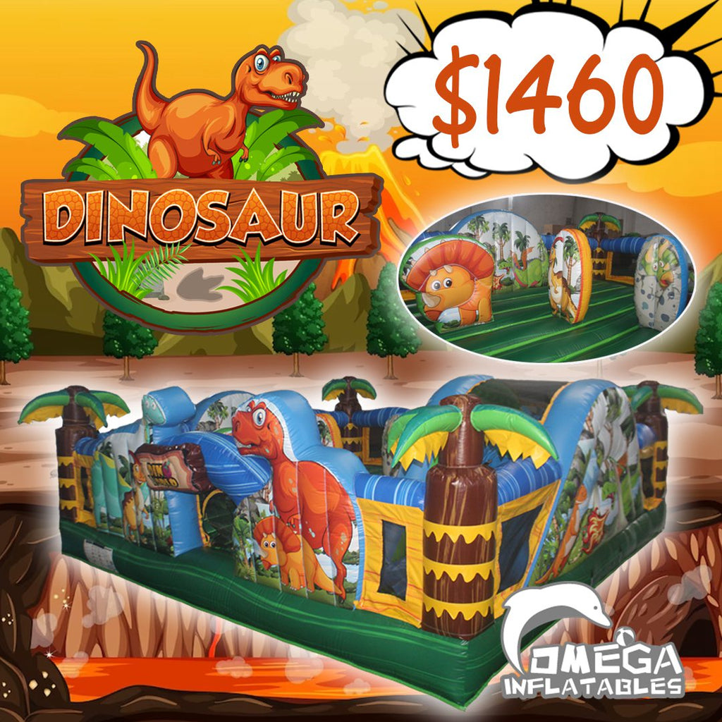 Dino World Toddler Inflatable Playland