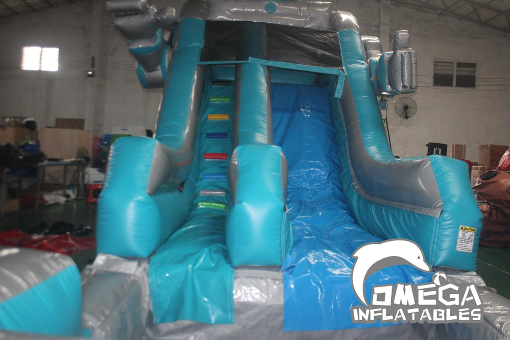 18FT Inflatable Robot Water Slide