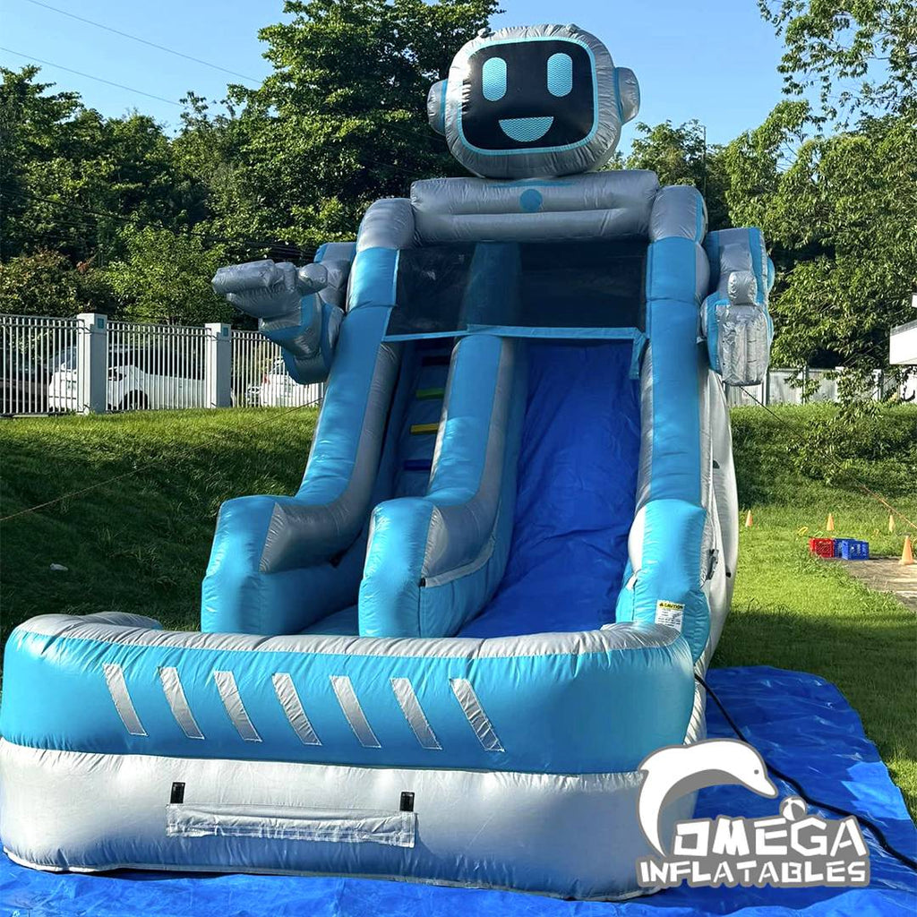 18FT Inflatable Robot Water Slide