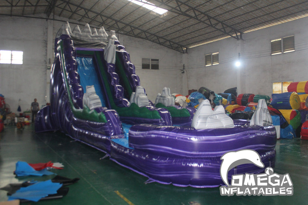 19FT Dark Night Inflatable Water Slide