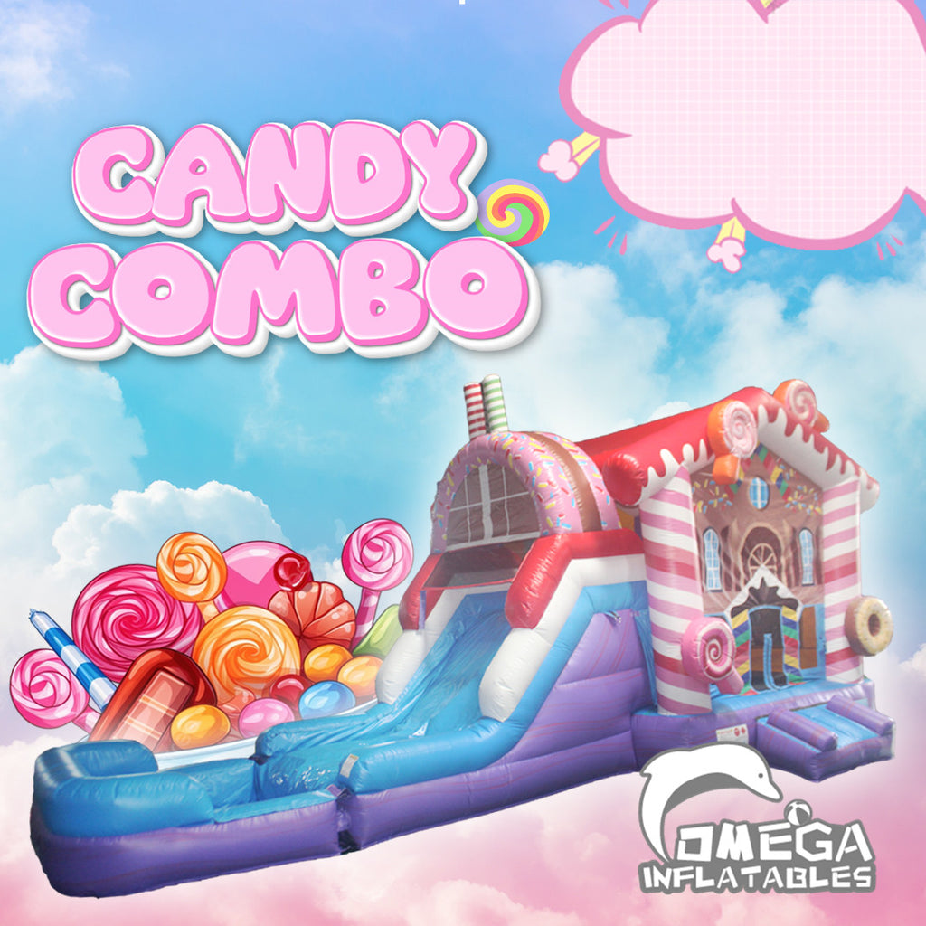 Candy House Inflatable Water Combo