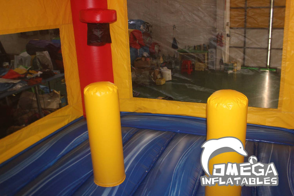 Inflatable Castle Dual Lane Combo