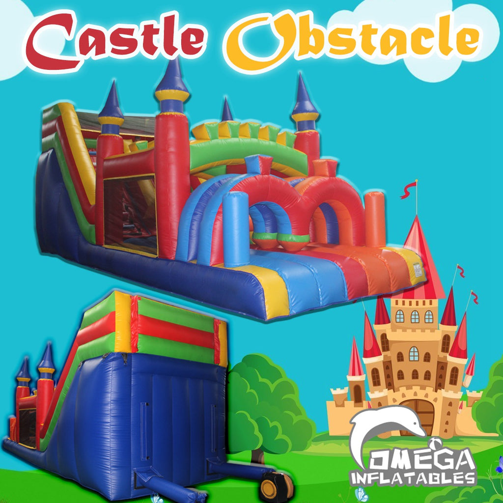 Commercial Inflatable Castle Obstacle Course