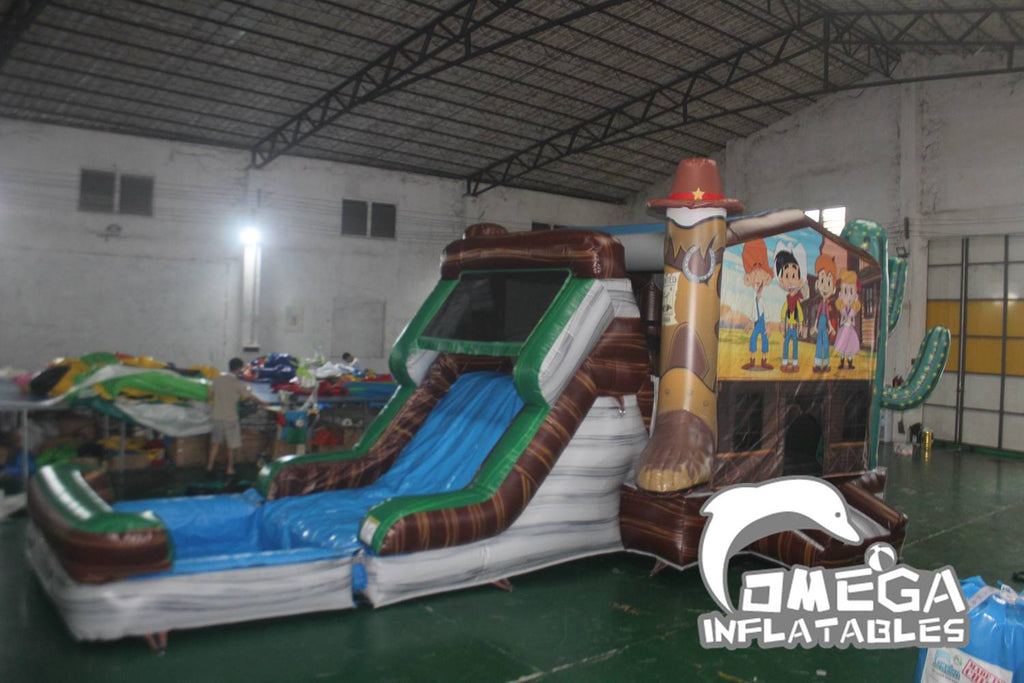 Inflatable Cowboy Water Combo