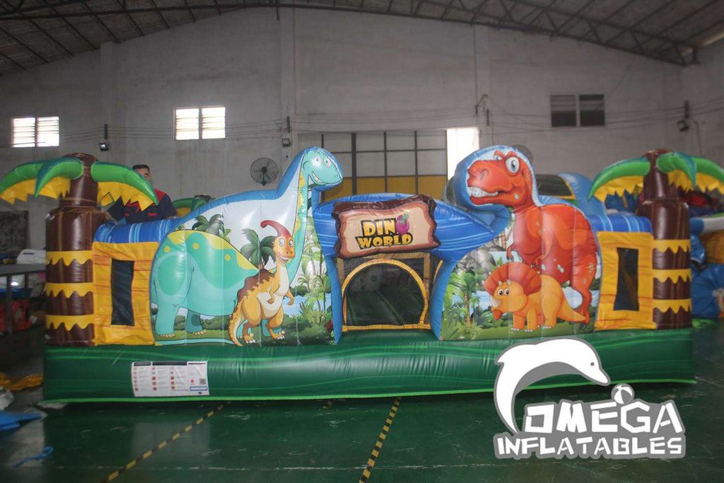 Dino World Toddler Inflatable Playland for sale