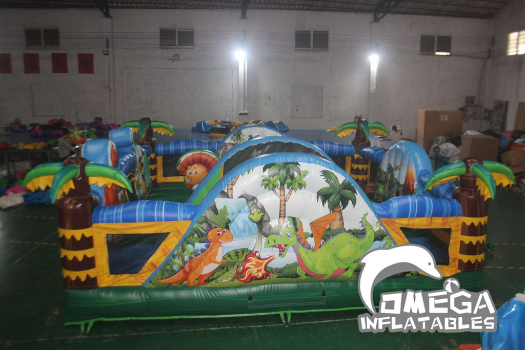 Dino World Toddler Inflatable Playland for sale