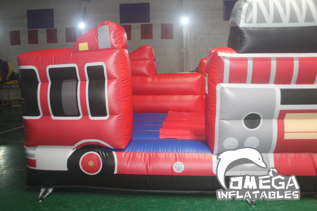 Fire House Inflatable Combo