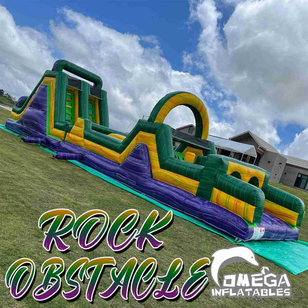 Marble Rock Obstacle Course | Omega Inflatables Factory