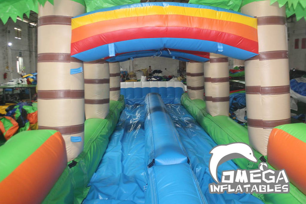 27FT Tropical Plunge Water Slide Buy Giant Inflatable Water Slide