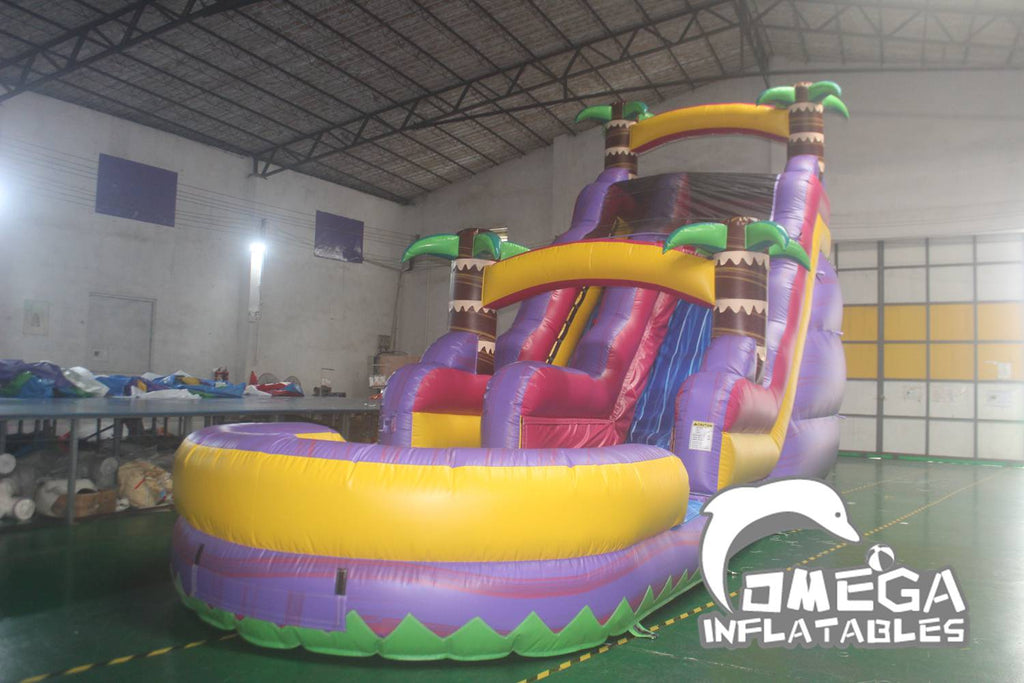 18ft Tropical Punch Water Slide