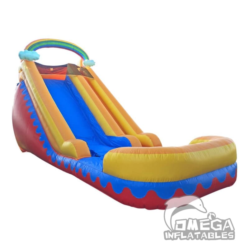 18FT Rainbow Cloud Super Wet Dry Slide