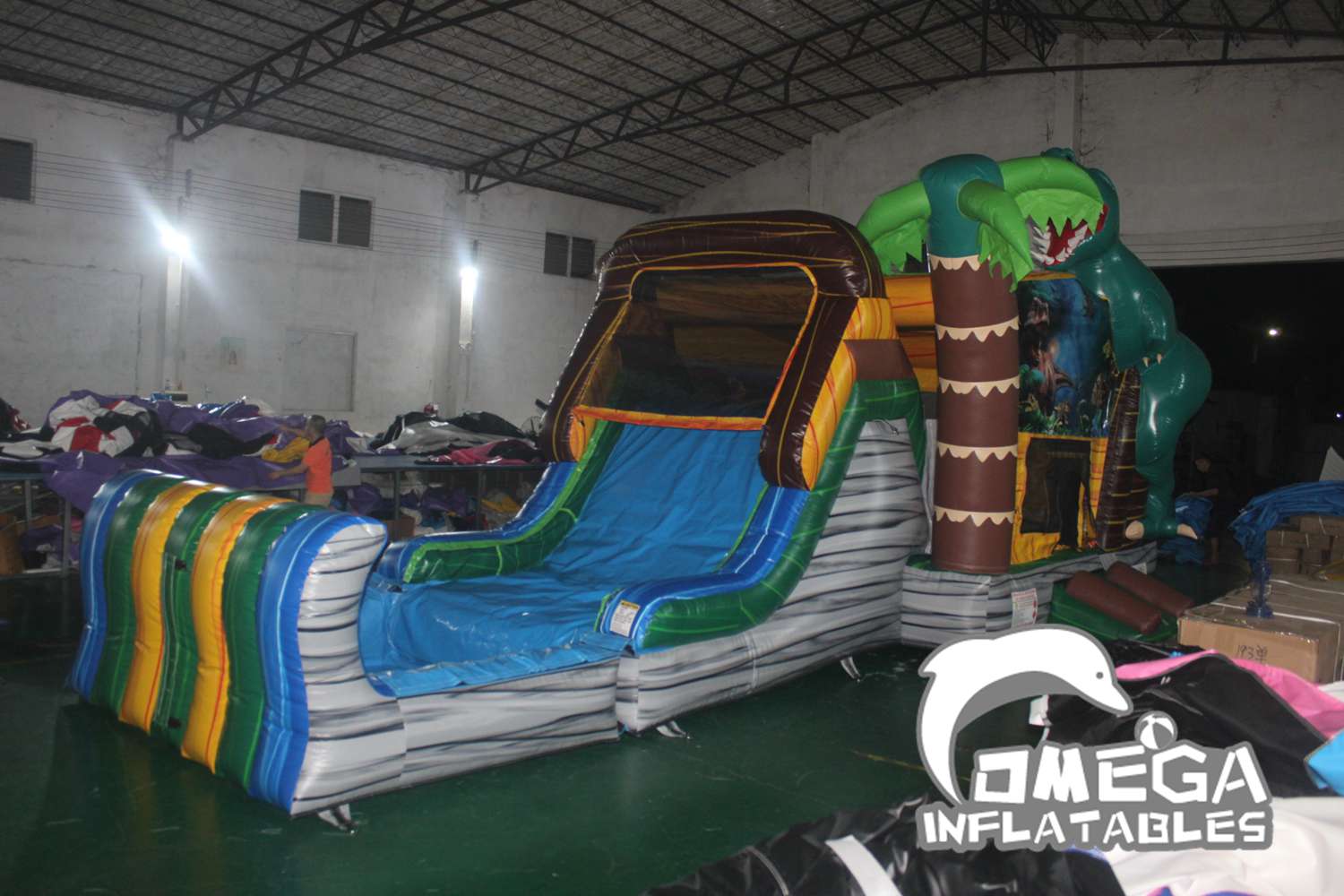 Jurassic Dinosaur Water Slide