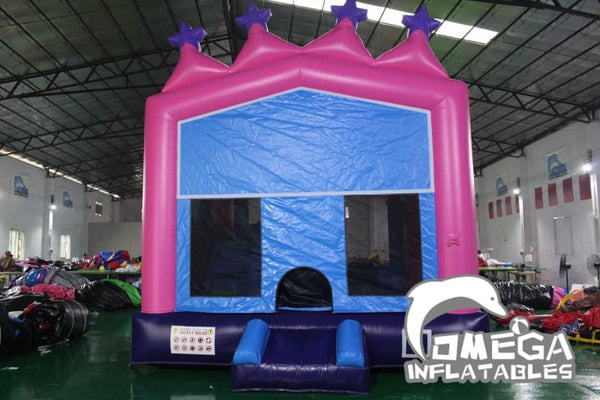 princess-tiara-bounce-house-with-inside-slide-annie-omega-inflatable ...